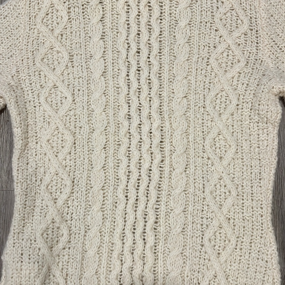 Gap Wool/Camel Hair Turtle Neck With Buttons Knit Sweater​ - Picture 8 of 13